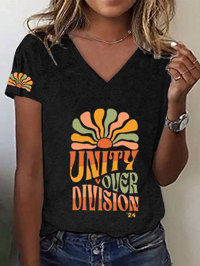 Women's Unity Over Division Print T-Shirt