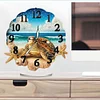 Tortue de mer acrylique - horloge artisanale 5d bricolage