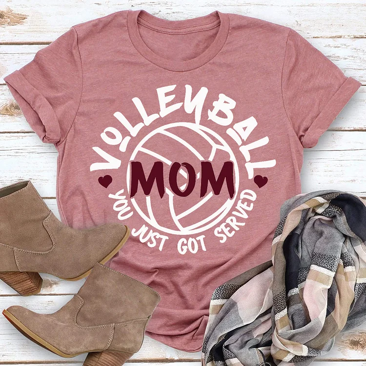 Volleyball mom T-Shirt Tee -07375-Annaletters