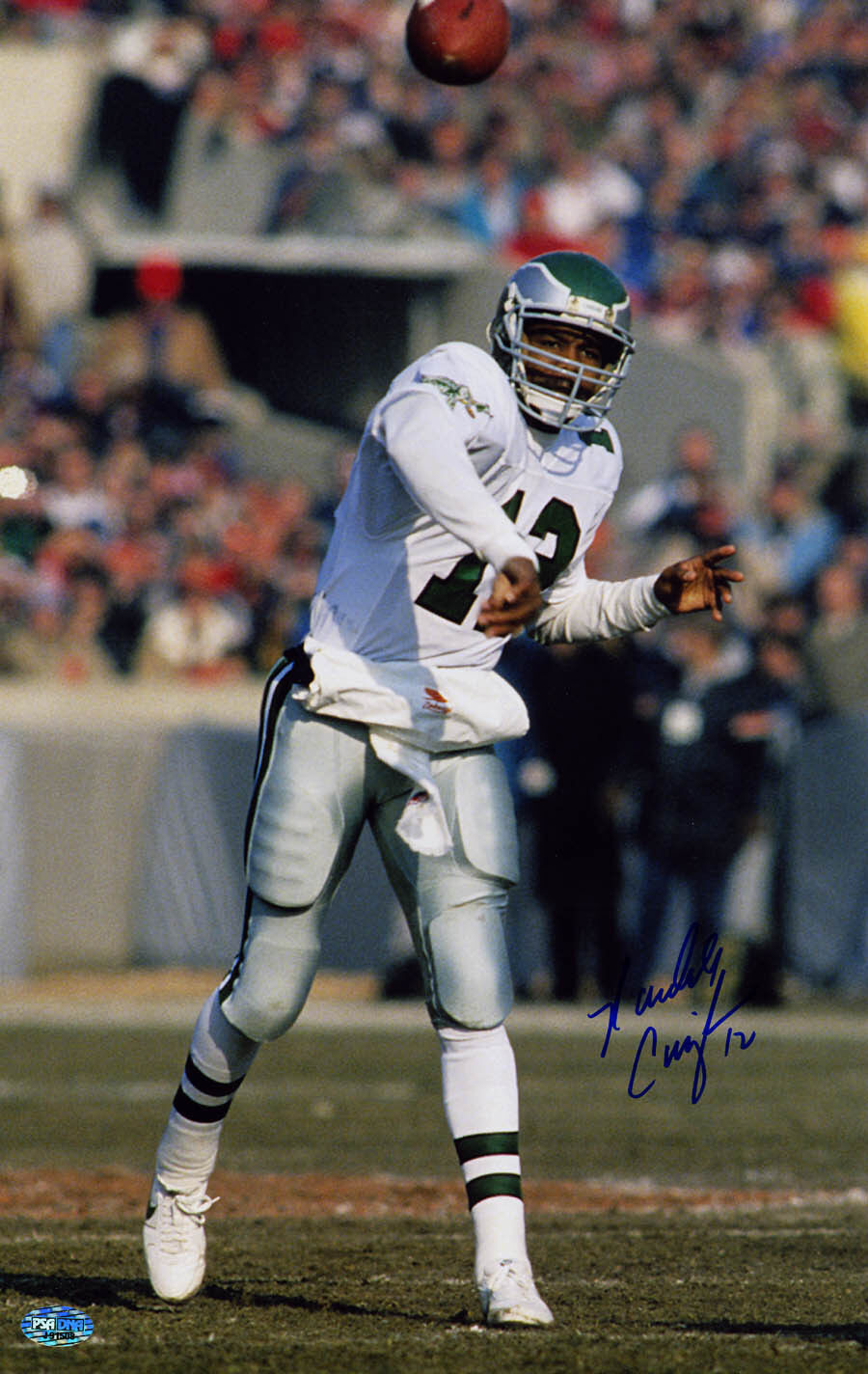 Randall Cunningham SIGNED 12x18 Photo Poster painting Philadelphia Eagles PSA/DNA AUTOGRAPHED