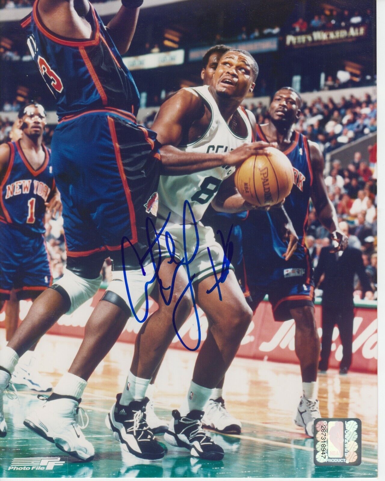 Antoine Walker #0 8x10 Signed Photo Poster painting w/ COA Boston Celtics