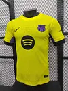 2025/2026 Player Version Barcelona Away Yellow Football Jersey 1:1 Thai quality