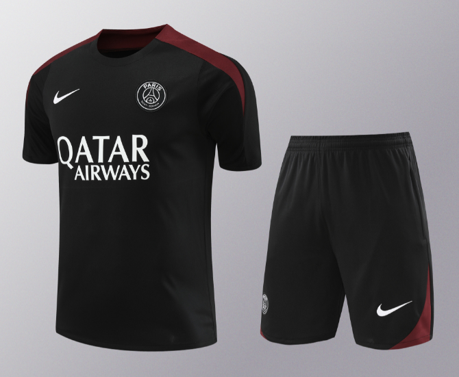 24/25 PSG Paris Saint Germain Short Sleeve Training Kit Thai Quality