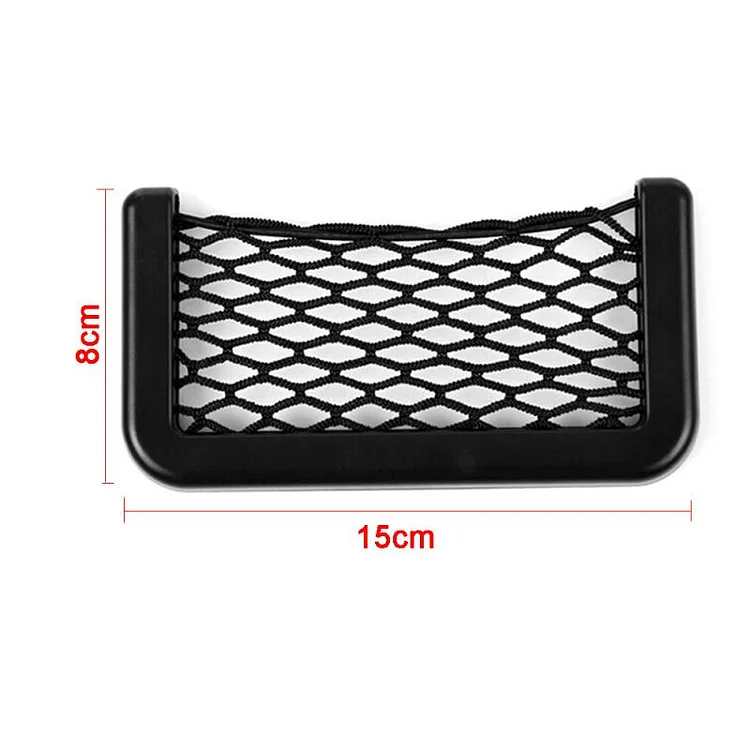 Universal Car Black Net Bag Phone Holder