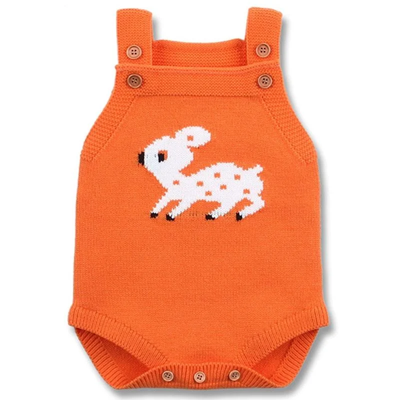 Baby Romper Jumpsuit Autumn Sweater Baby Knitted Sweater Jumpsuit Children Warm Clothing Fashion Jumpsuit