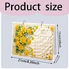 Ensemble de calendrier de peinture en diamant maison de fleurs 2027 pour perceuse sp&eacute;ciale en forme de diamant pour adultes/d&eacute;butants cadeau d&eacute;coration int&eacute;rieure