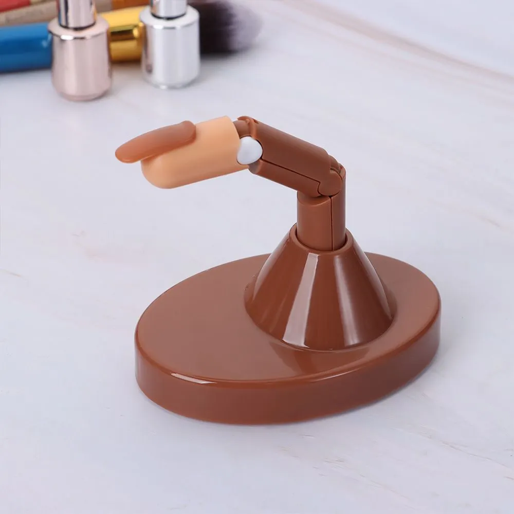 Nail Art Practice Display Stand Showing Shelf Manicure Joint Finger Manipulator Nail Piece Set Beginner Practice Activity Finger