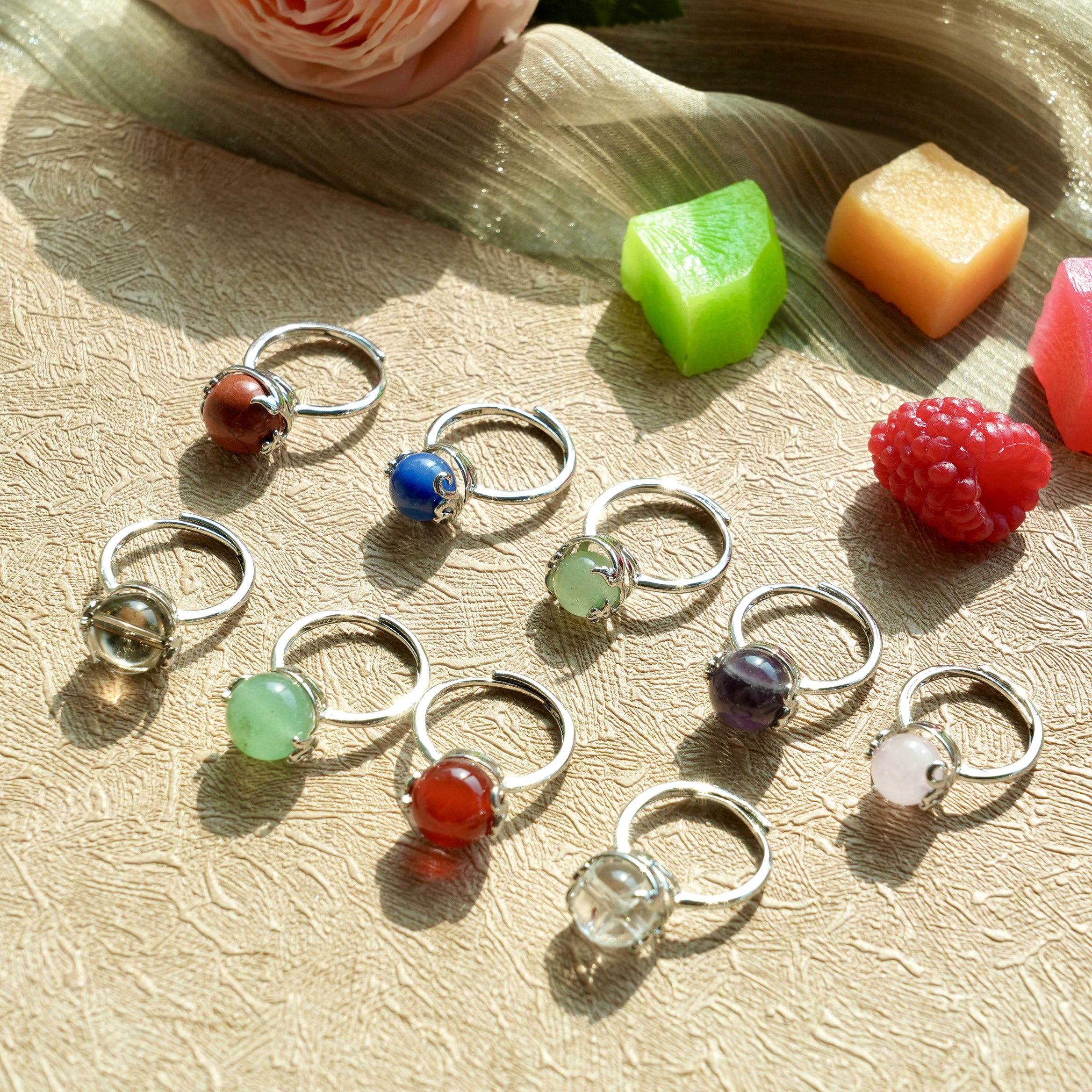 Mixed Crystal Ring