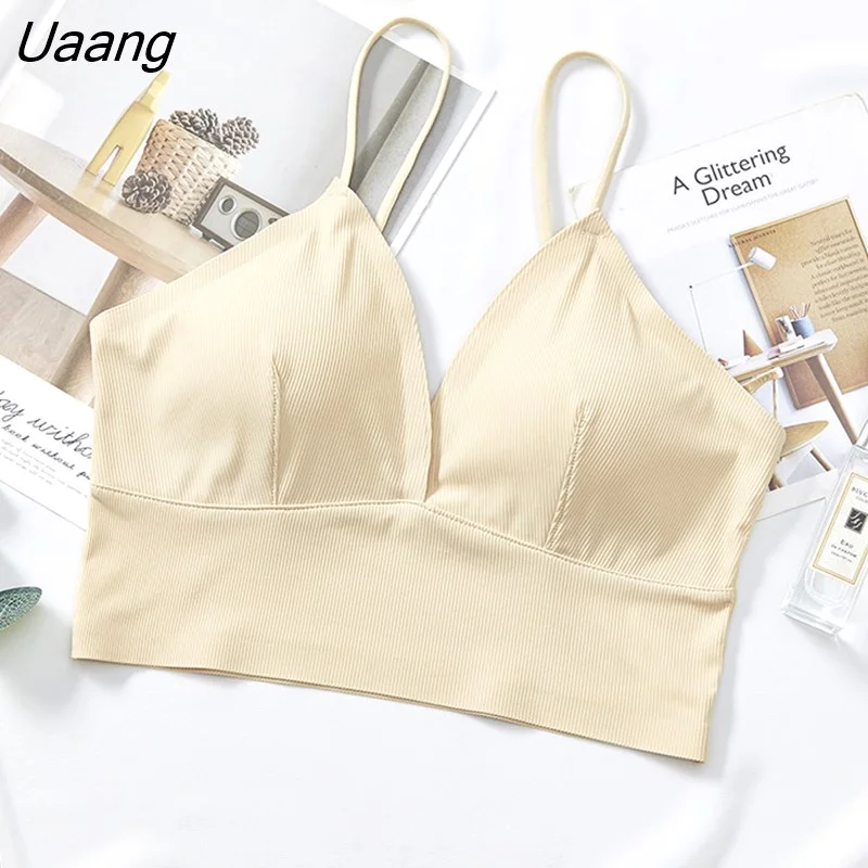 Uaang Summer Bras One-Piece Bralette Comfortable Women's Tube Top Seamless Underwear New