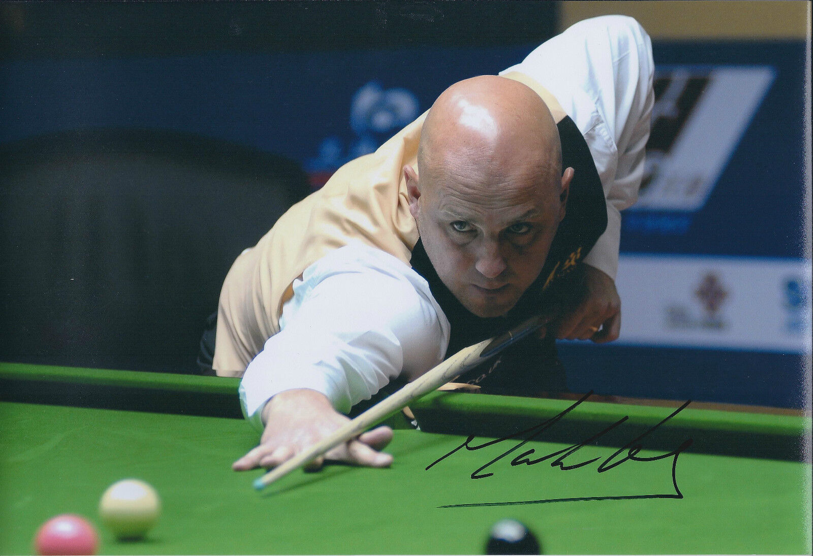 Mark King SIGNED Autograph Snooker 12x8 Photo Poster painting AFTAL COA Welsh Open Finalist