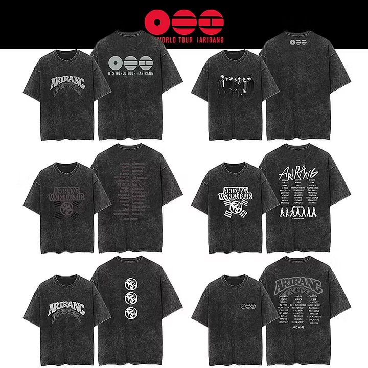 BTS ARIRANG World Tour Washed Tee