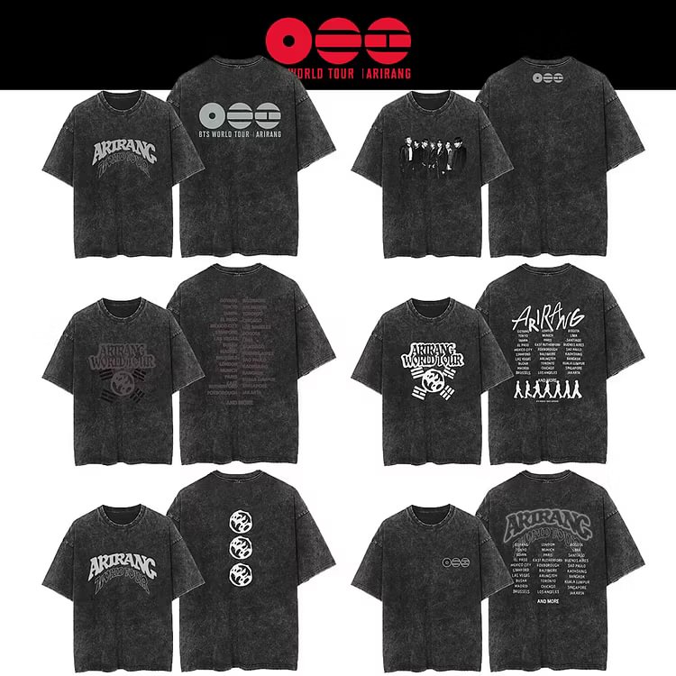 BTS ARIRANG World Tour Washed Tee