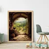 Door The Lord of The Rings Full 14CT DIY Counted Cross Stitch Kits 40x50cm for Adults Home Decor