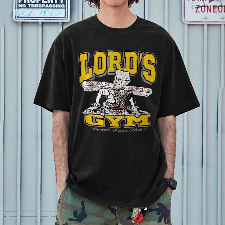 Lord's Gym Print Short Sleeve T-Shirt SOPULA