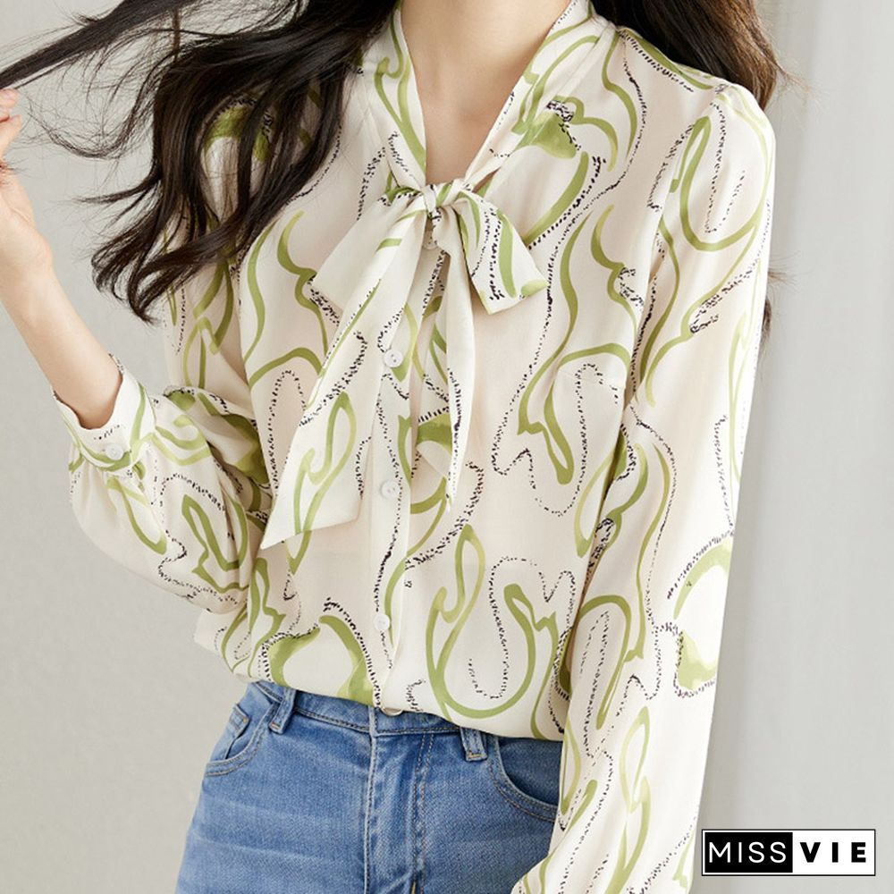 Fashion Floral Print Long Sleeve Casual Shirt