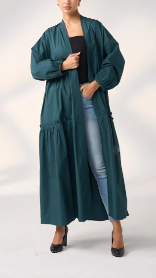 Cotton Linen Cardigan Abaya-inspireuse