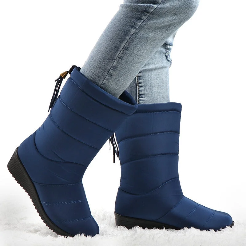 Women Boots Women's Winter Shoes Keep Warm Shoes Woman Waterproof Ladies Snow Boots For Women Winter Boots Heels Botas Mujer