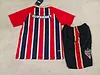 Joyfball 2025/2026 Kids Size S&atilde;o Paulo Away Football Shirt 1:1 Thai Quality