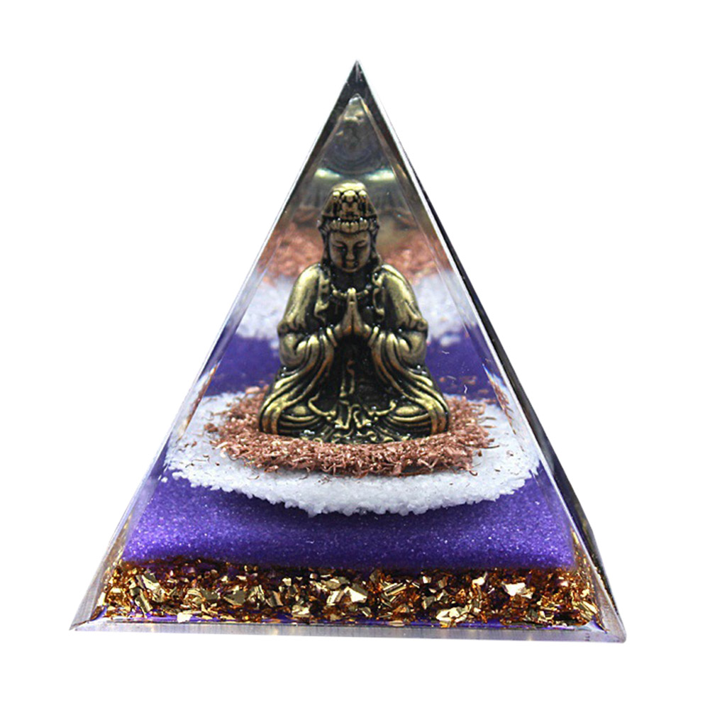 

6cm Natural Orgonite Pyramid Chakra, 501 Original