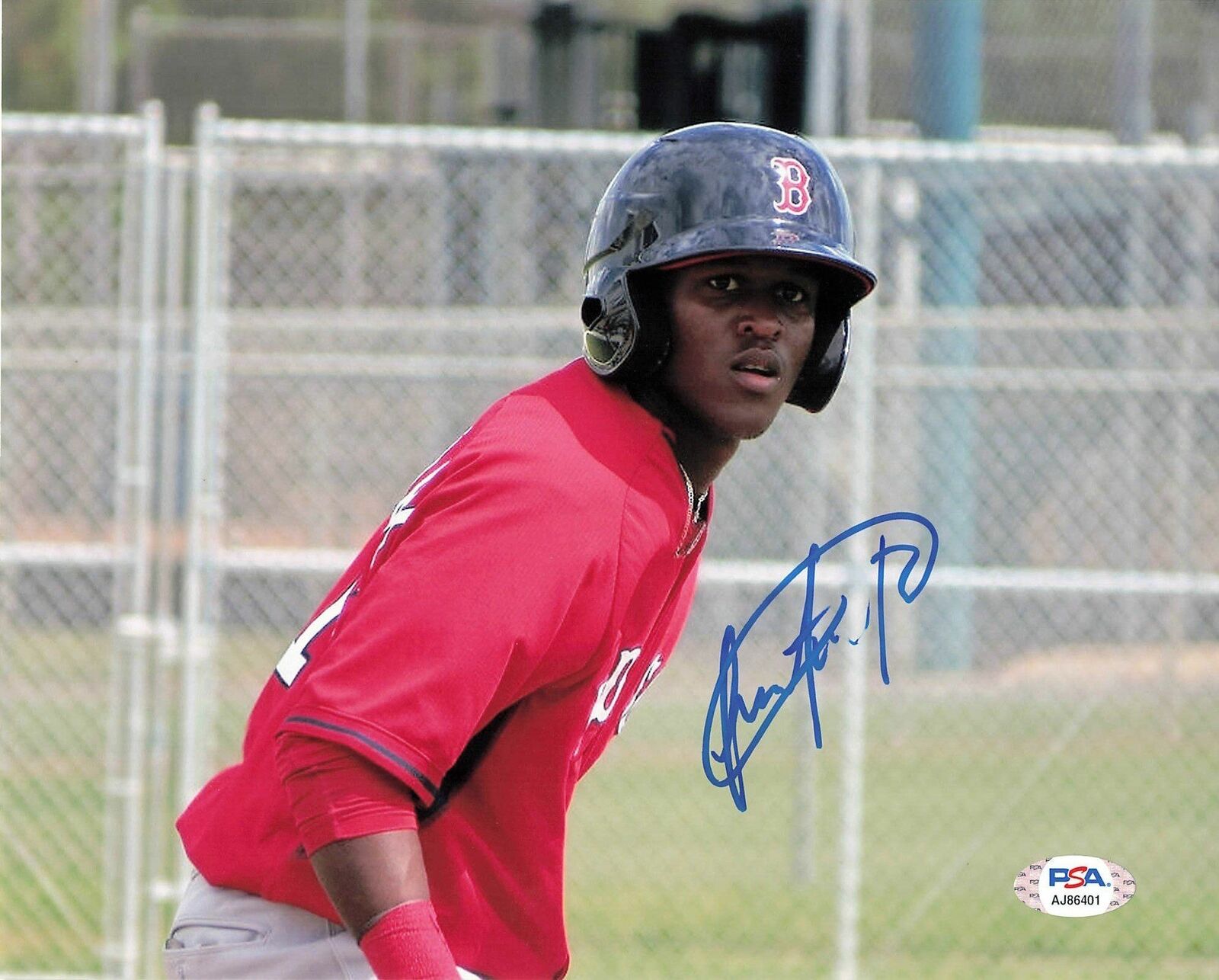 LUIS ALEXANDER BASABE signed 8x10 Photo Poster painting PSA/DNA Boston Red Sox Autographed