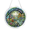 Diamond Painting Single-Sided Acrylic Garden Pendant for Home Wall Door and Window Decoration