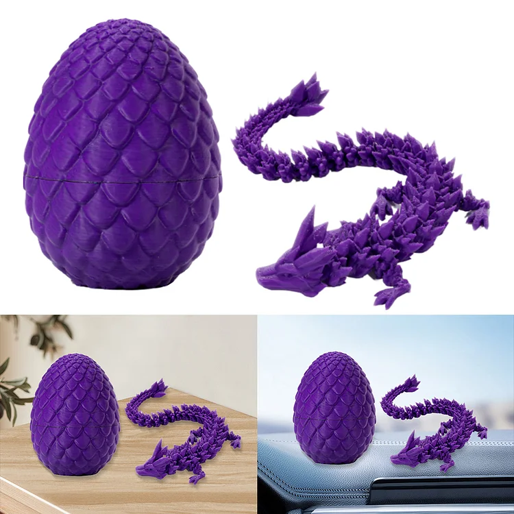3D Printed Articulated Dragon Toy Creative Stress Relief for Xmas Birthday Gifts