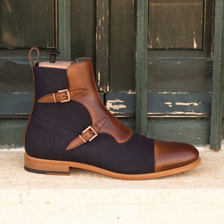 Pu Leather Men Chelsea Ankle Boots