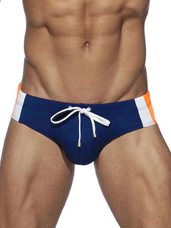Simple Color Blocking Triangle With Cups Trunks