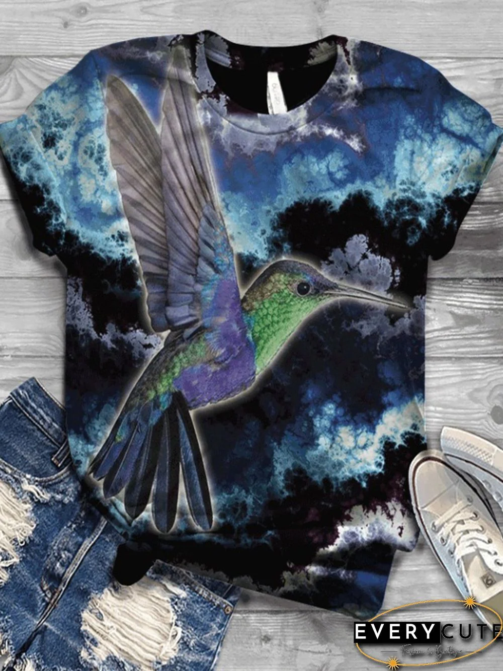 Plus Size Casual Casual Floral T-shirt