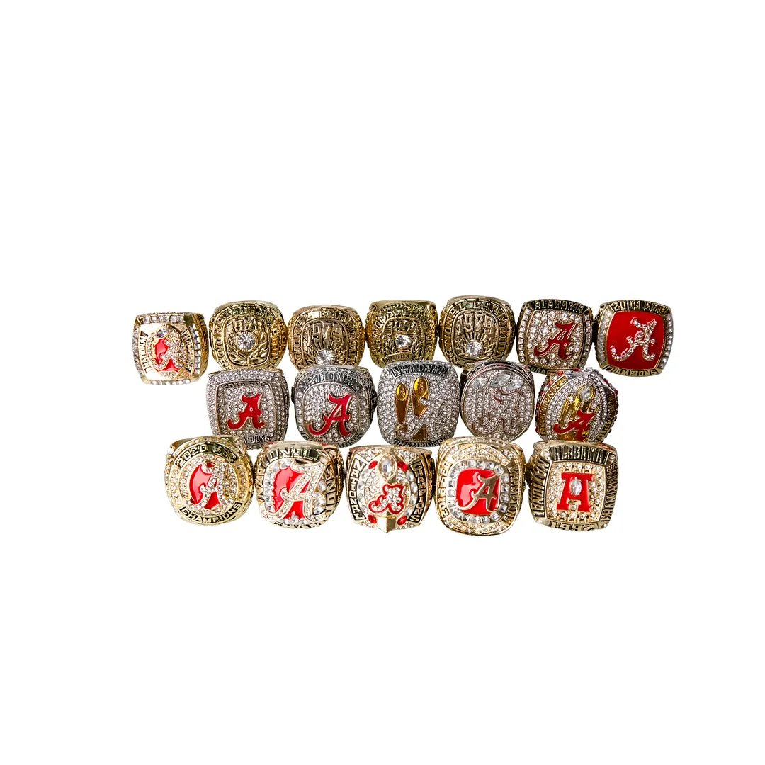 Alabama Desktop Rings 17 Alabama Crimson Tide SEC Championship Rings Replica Set