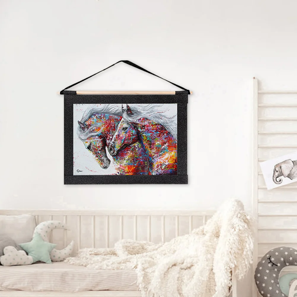 DIY Diamond Painting Wall Hanging Decor Poster Photo Frame Accessory (53cm)