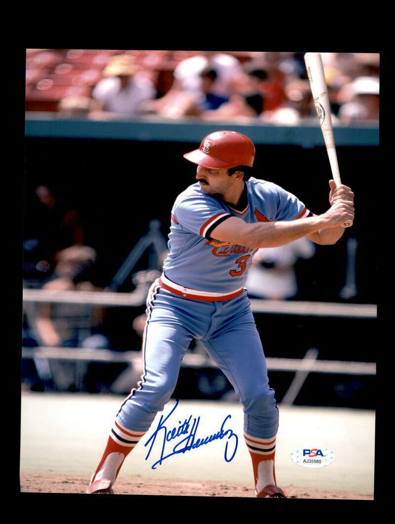 Keith Hernandez PSA DNA Coa Signed 8x10 Photo Poster painting Cardinals Autograph