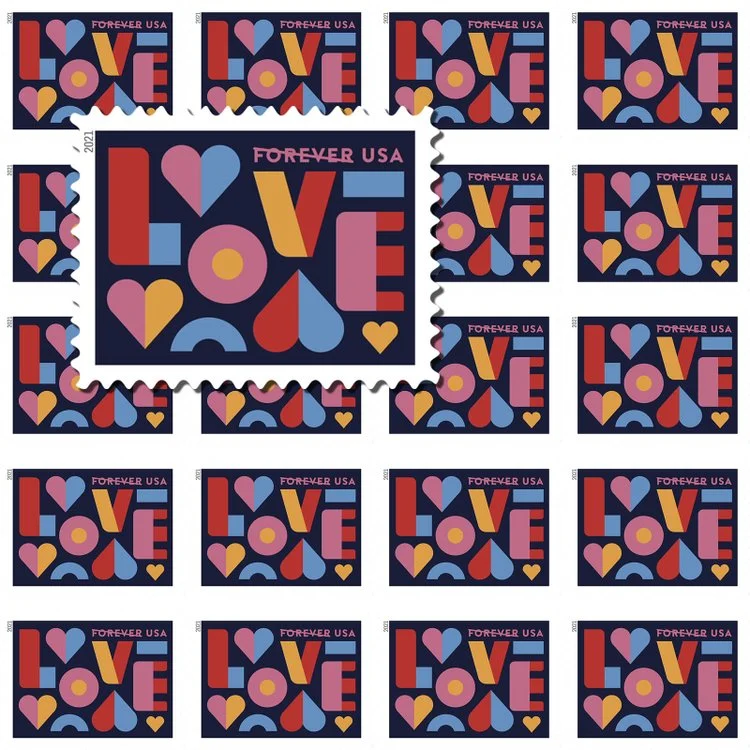 (2021) USPS Love Forever Stamps