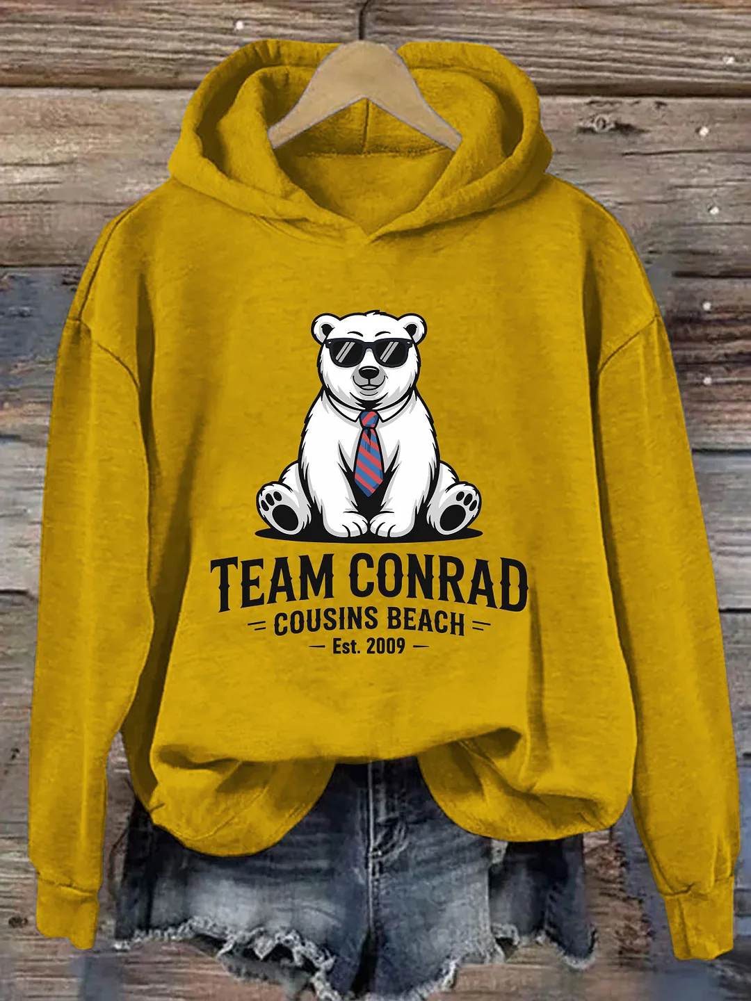  Team Conrad Junior Mint Bear Hoodie