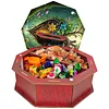5D DIY Diamond Art Painting Snack Storage Box with Lid Wood Container (Flower)
