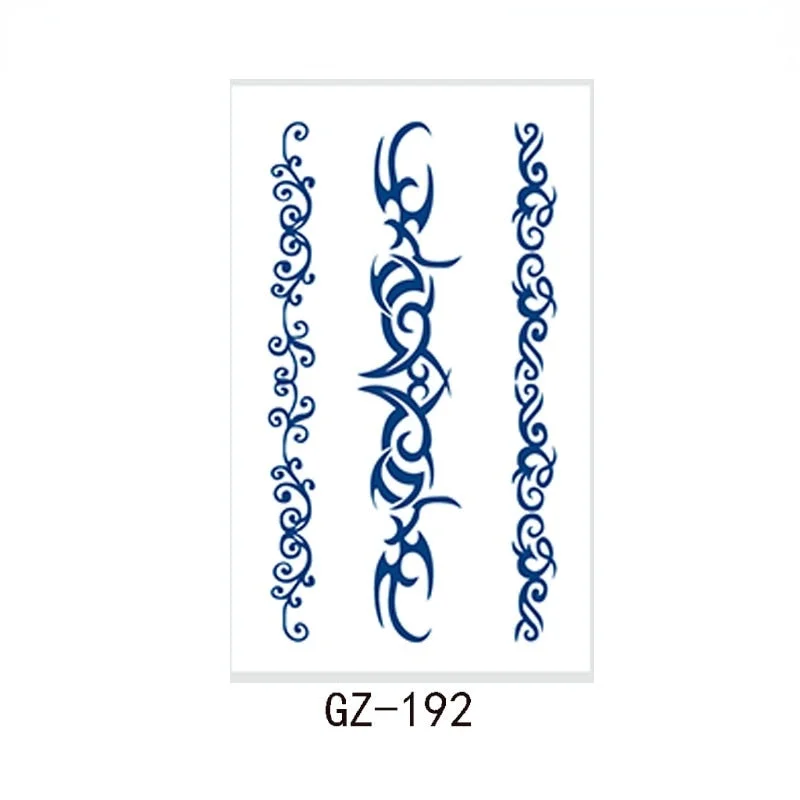 2021 new net celebrity herbal juice tattoo stickers semi-permanent waterproof sweat tattoo tattoo stickers