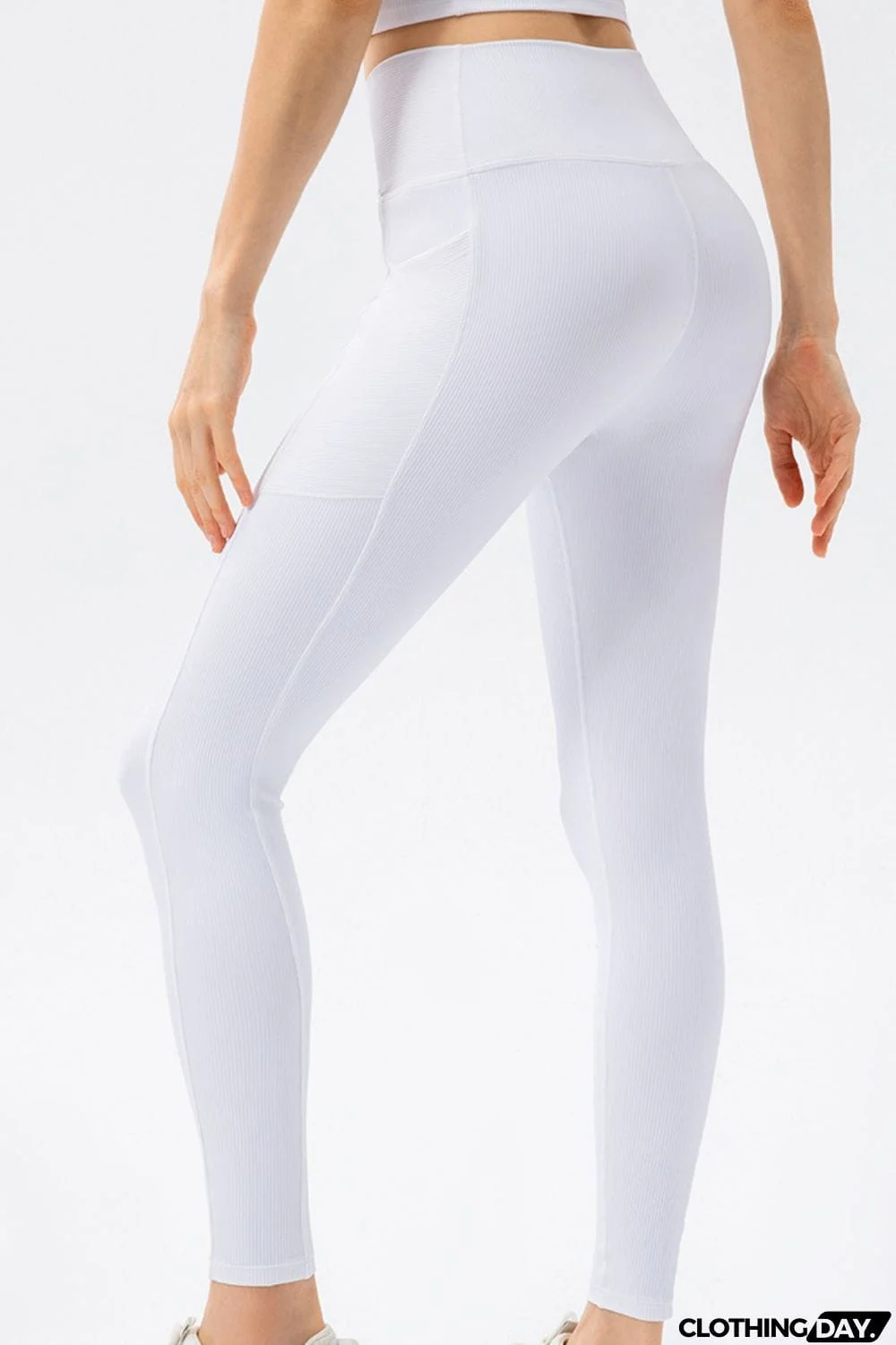 V Shape Waistband Slim Fit Long Sports Pants