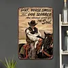Country cowboy - Panneaux en &eacute;tain m&eacute;tallique(20*30cm/30*40cm)
