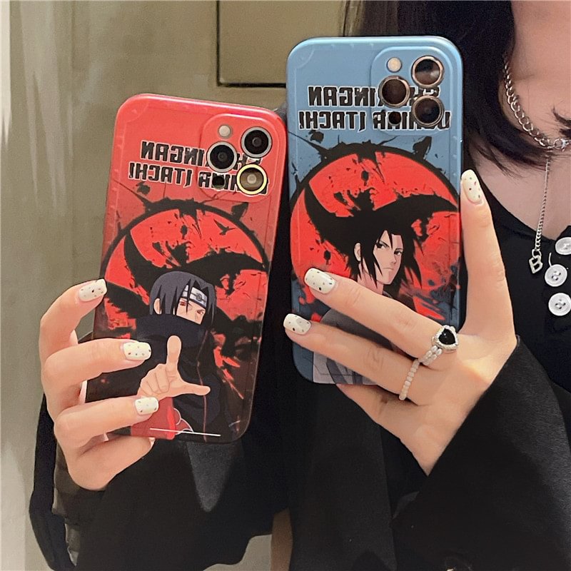 Anime Sasuke Itachi Phone Case weebmemes