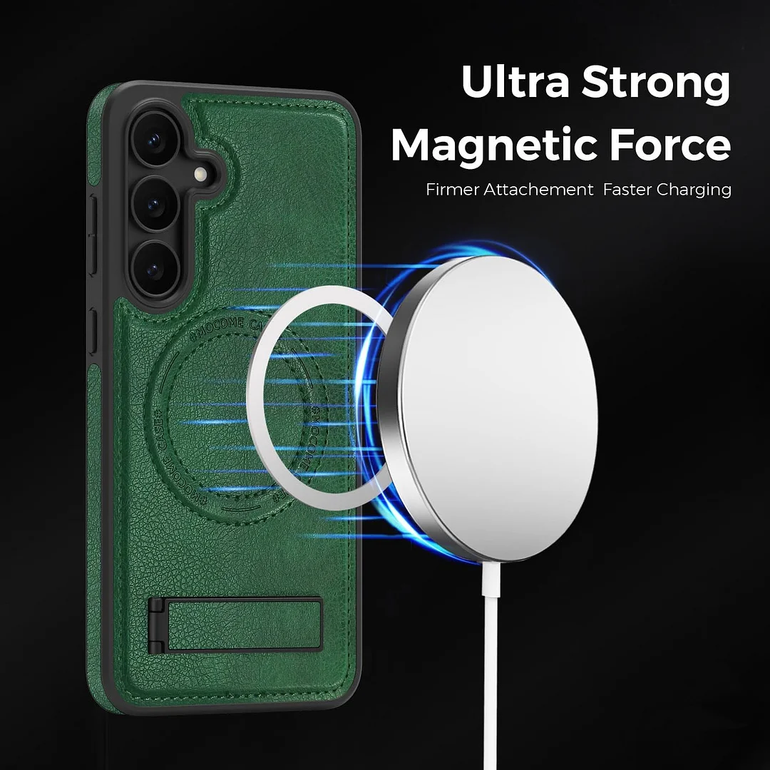 Samsung Galaxy Z Fold 6 Leather Case Magnetic Protective Case Holder Phone Case