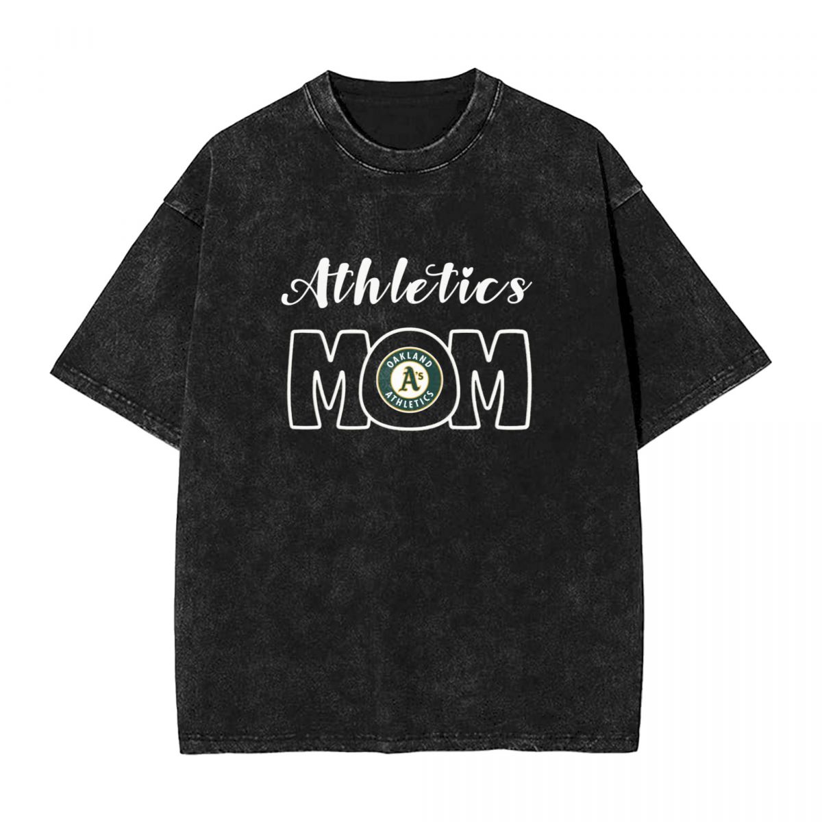 Oakland Athletics Mom Men's Oversized Streetwear Tee Shirts