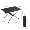 Ultra Lightweight Outdoor Folding Egg Roll Table Camping Portable Dining Table Tactical Field Table