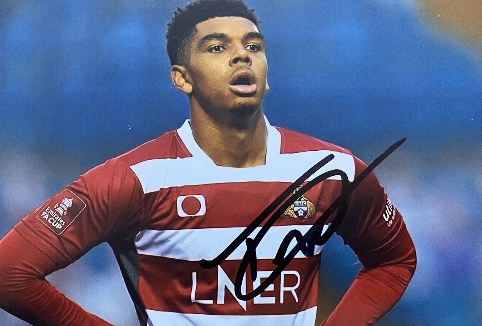 Tyreece John-Jules Genuine Hand Signed Doncaster Rovers 6X4 Photo Poster painting