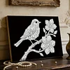 DIY Pearl Painting Bird for Home Wall Decor with Frame(20x30cm)
