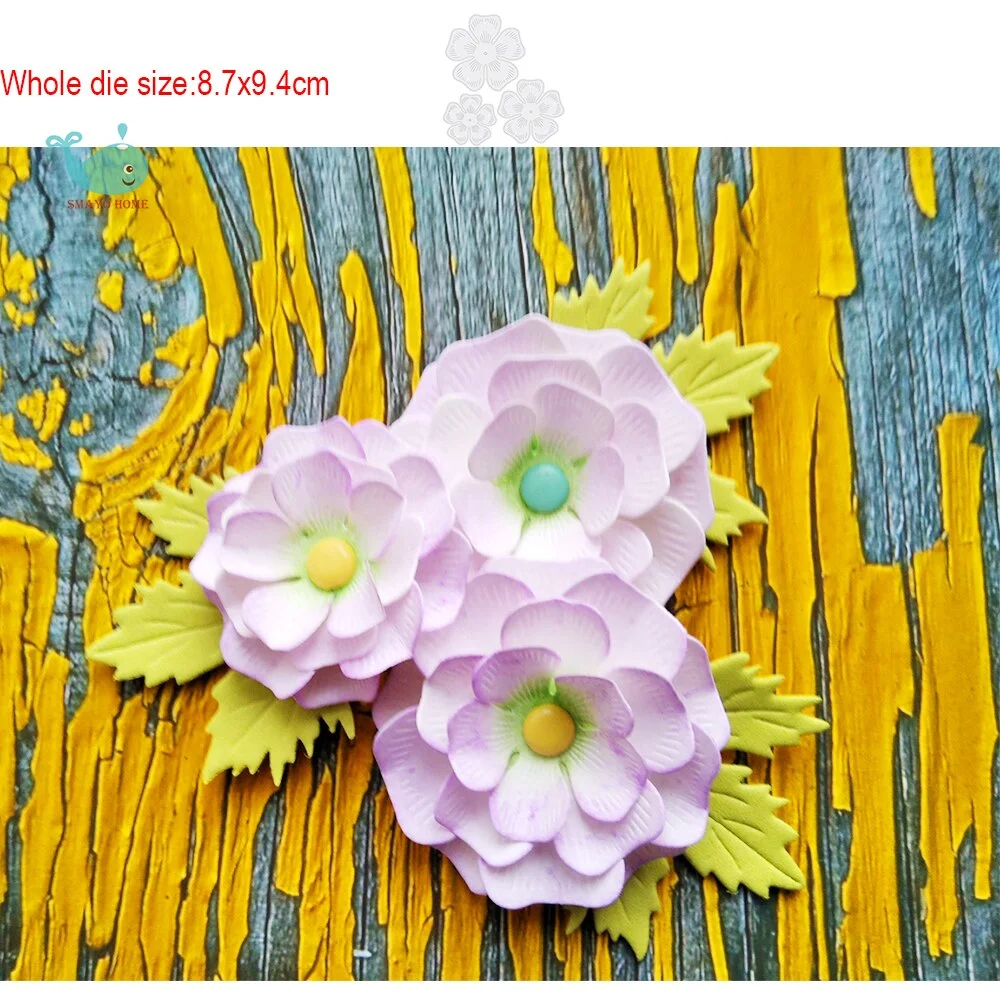 lace flower Metal Cutting Dies Scrapbooking Stencil for Album Paper DIY Gift Card Decoration Embossing Dies New 2022 712-1