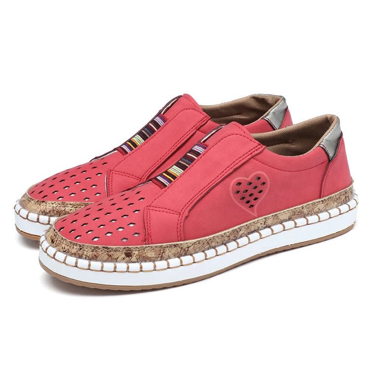 Breathable Hollow Slip-On Loafers