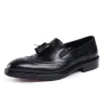 Mens Tassel Leather Loafers Shoes