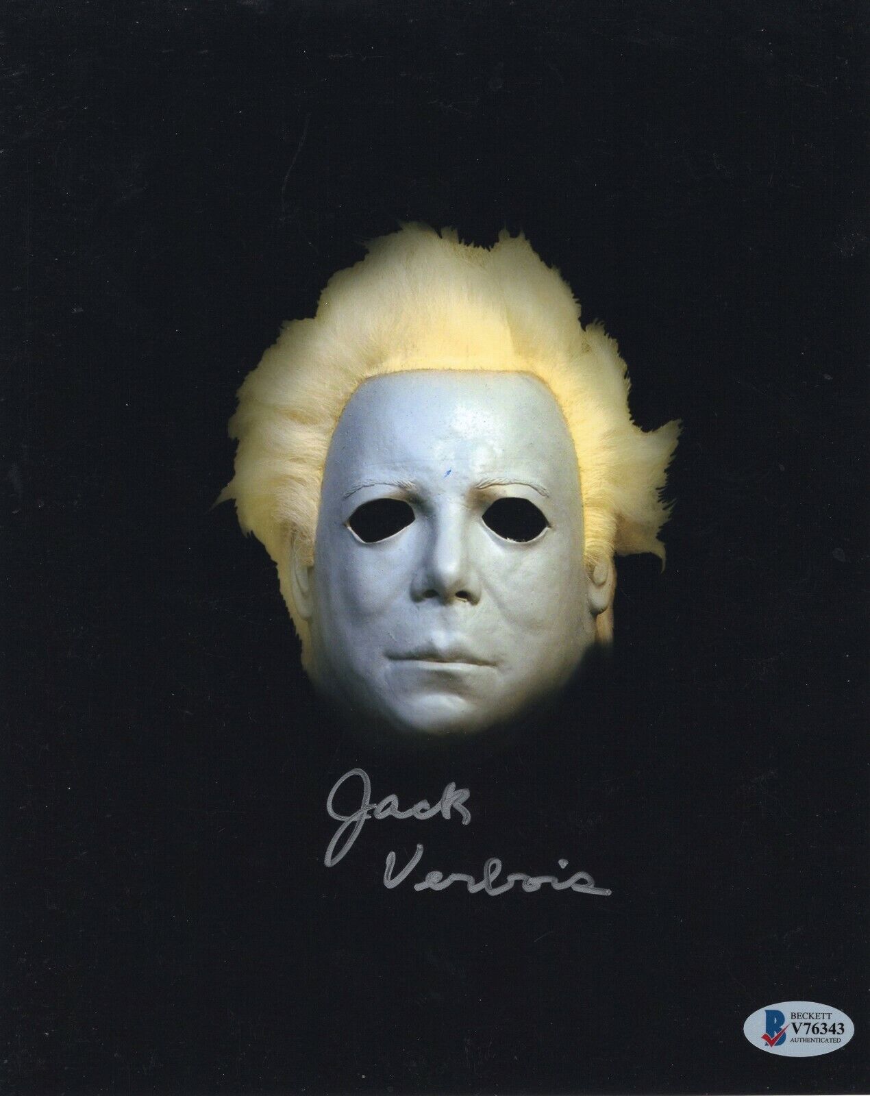 Jack Verbois Signed Halloween II Ben Tramer 8x10 Photo Poster painting w/Beckett COA V76343