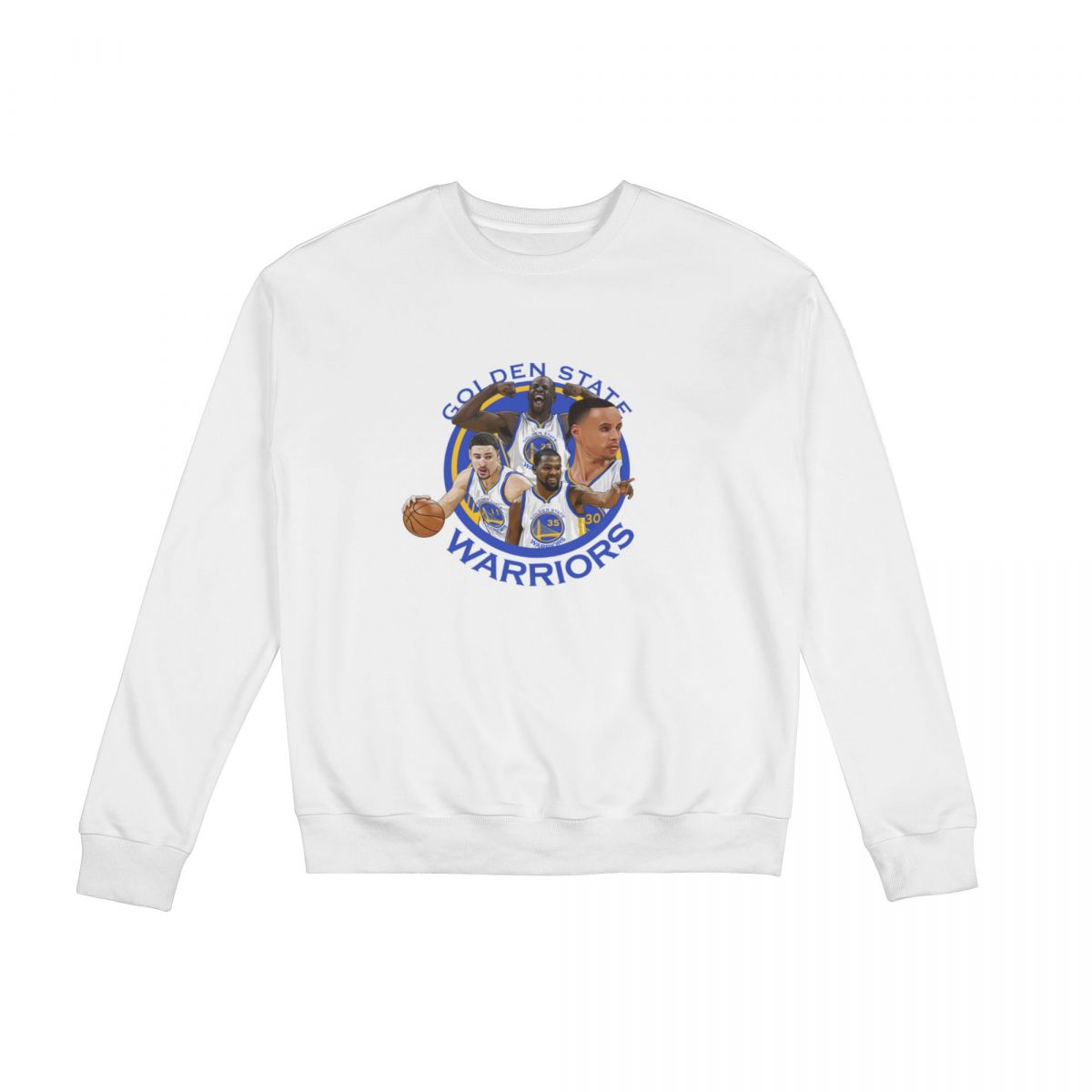 Golden State Warriors Players GSW Logo Long Sleeve Sweatshirt