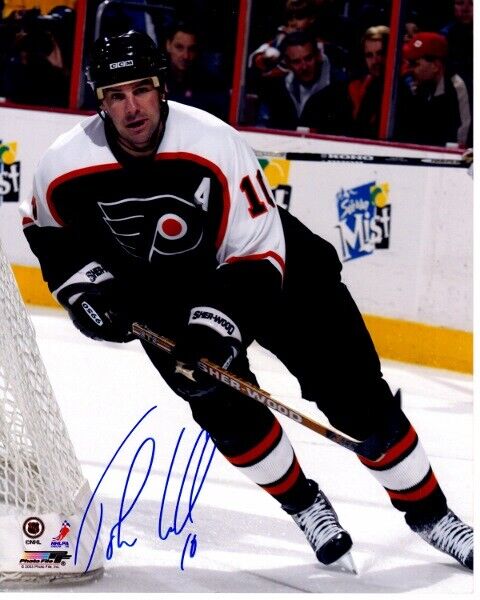 John LeClair Signed - Autographed Philadelphia Flyers 8x10 inch Photo Poster painting + RDM COA